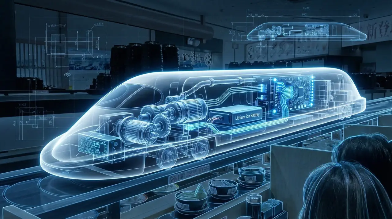 Internal structure of Sonic train