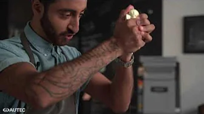 Eggplant Omusando by Chef Bez